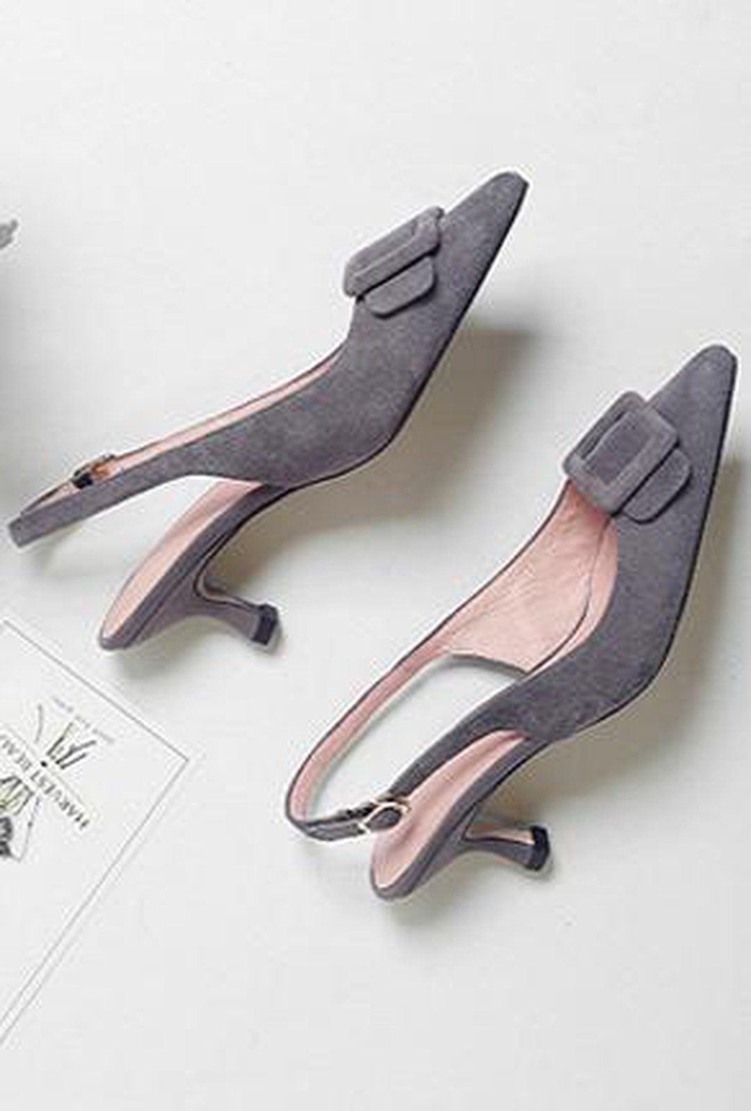 DIAHNNE - SUEDE KITTEN HEELS