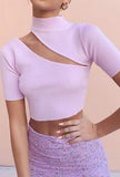 ESI - CUT OUT SWEATER KNIT TOP