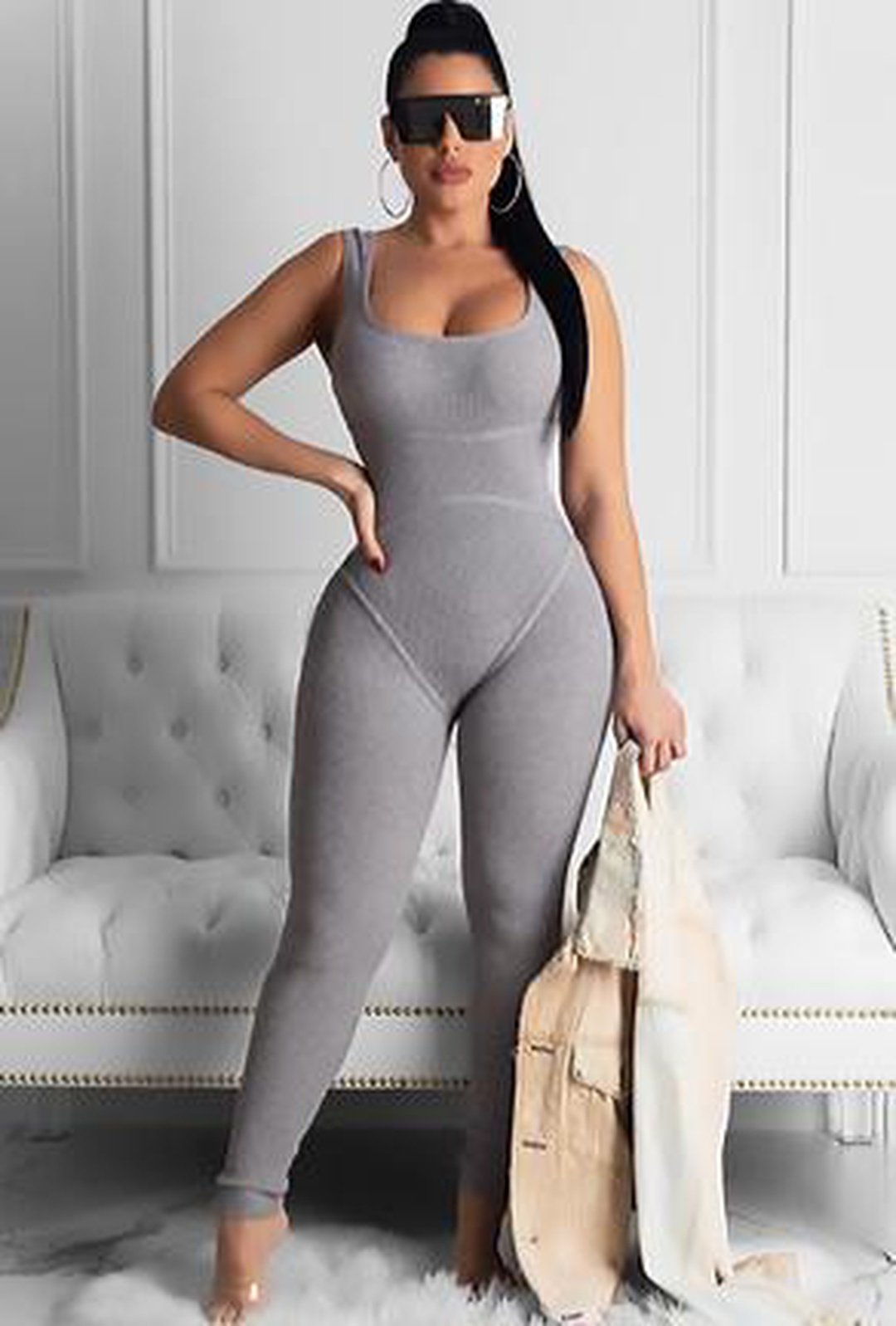 HALEY - RIB KNIT BODYSUIT