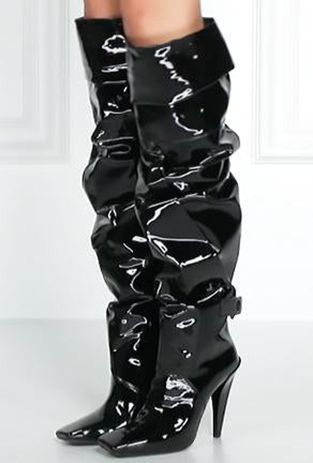 IRENE - BOTAS SLOUCHY DE LATEX