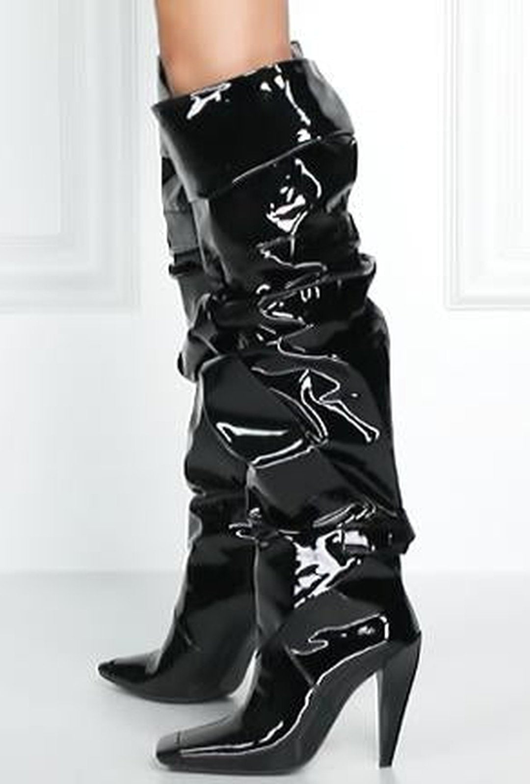 IRENE - BOTAS SLOUCHY DE LATEX