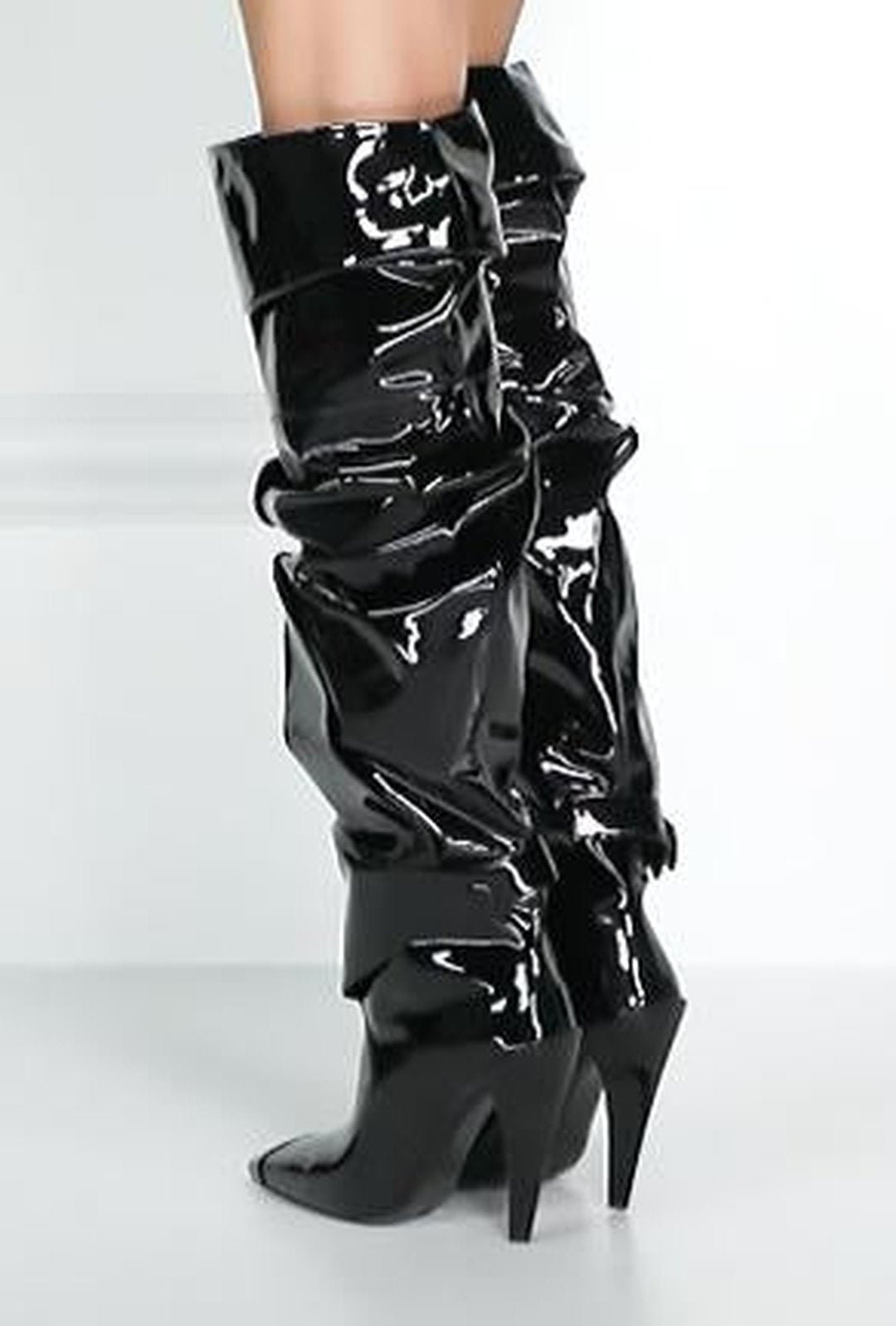 IRENE - BOTAS SLOUCHY DE LATEX