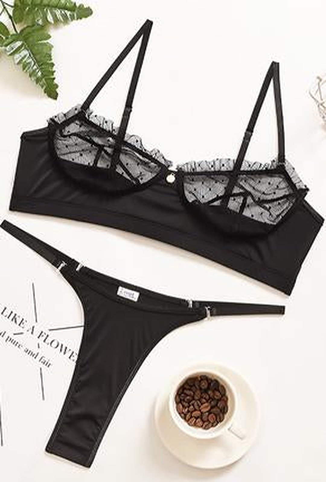 JALYSSA - LINGERIE IN PIZZO 2 PEZZI