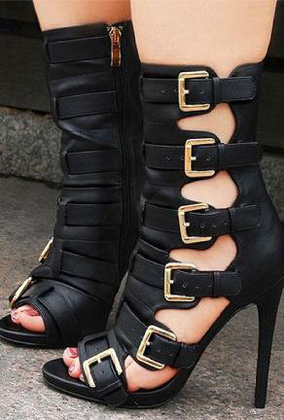 JANA - BELTED ANKLE BOOTS