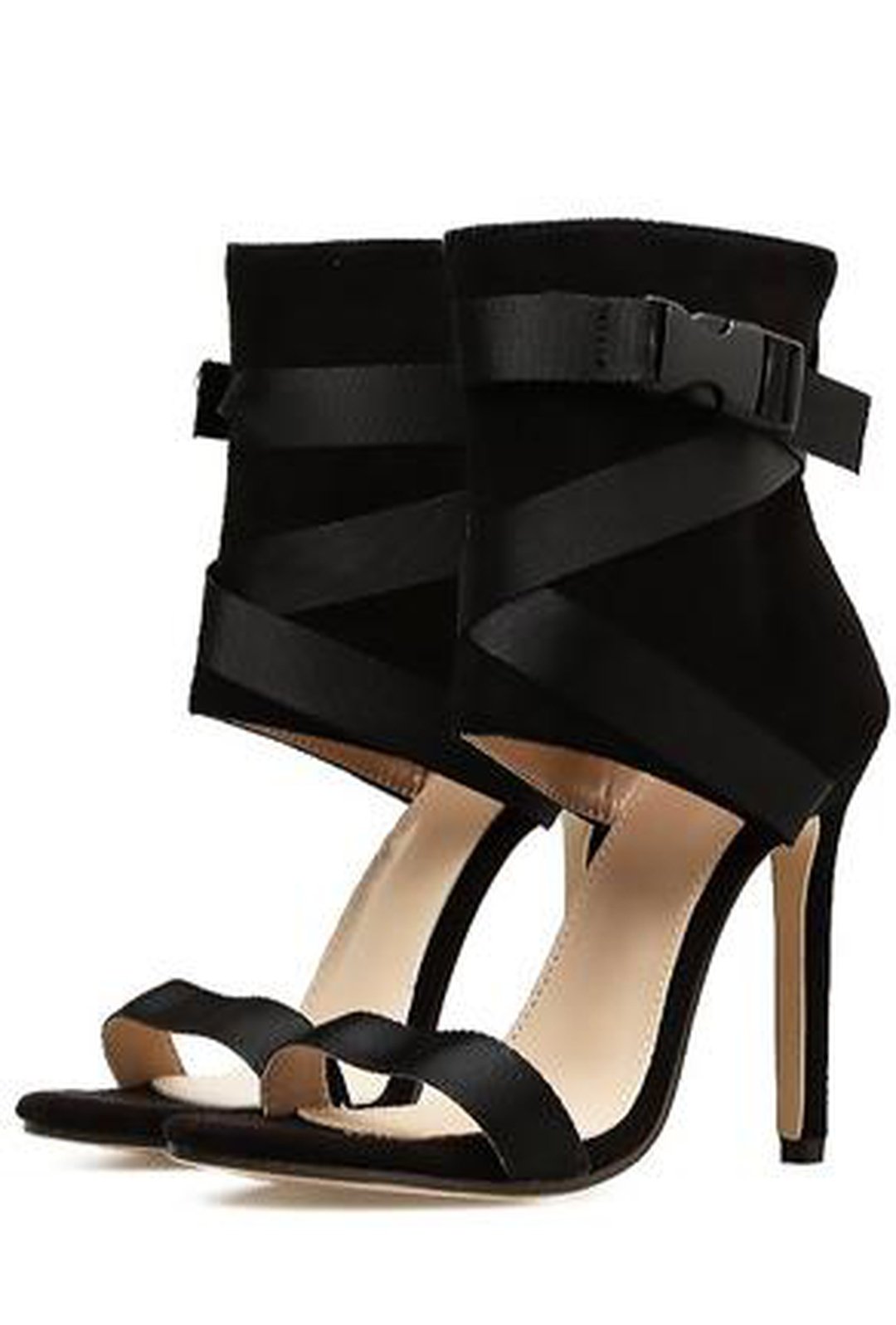 JAZMIN - BANDAGE ANKLE SANDALS