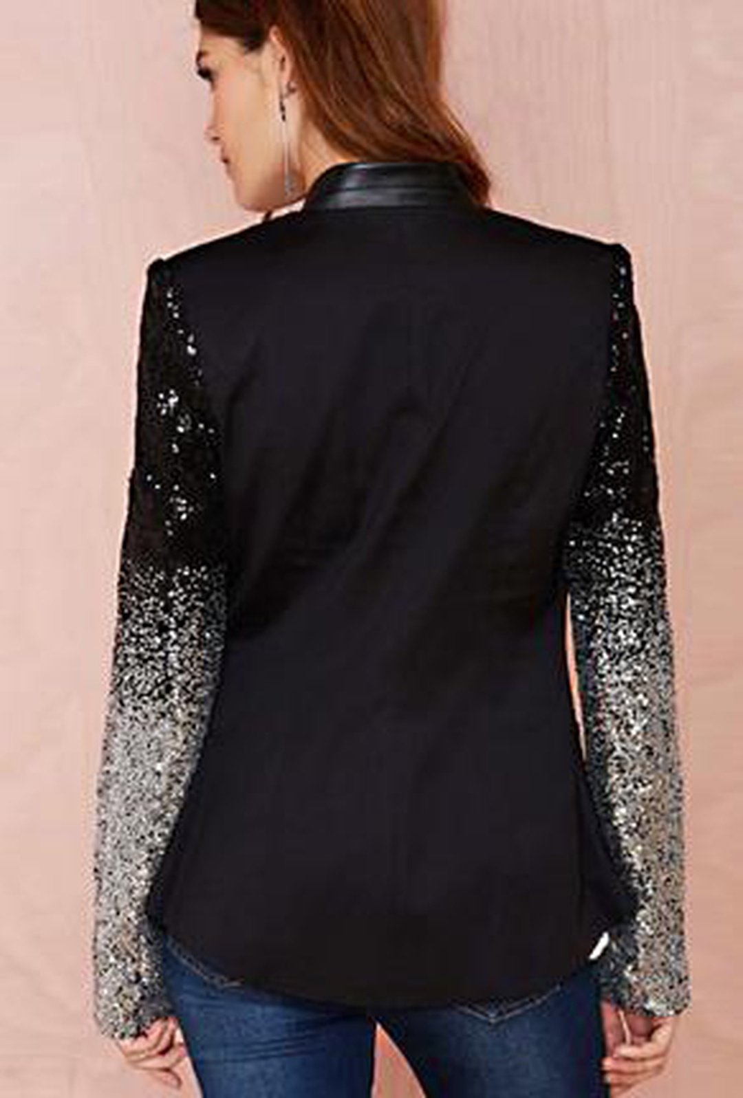 JODI - SEQUIN SLEEVES JACKET