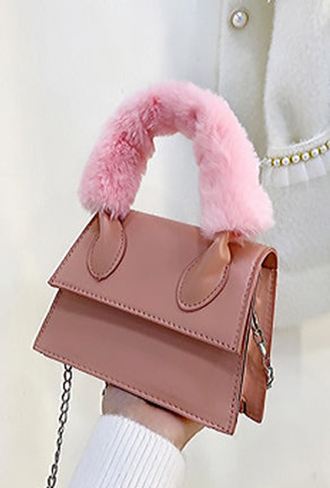 JOEGITA - BORSA A POCHETTE MINI kelly