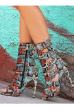 JUNO - BELTED PYTHON BOOTS