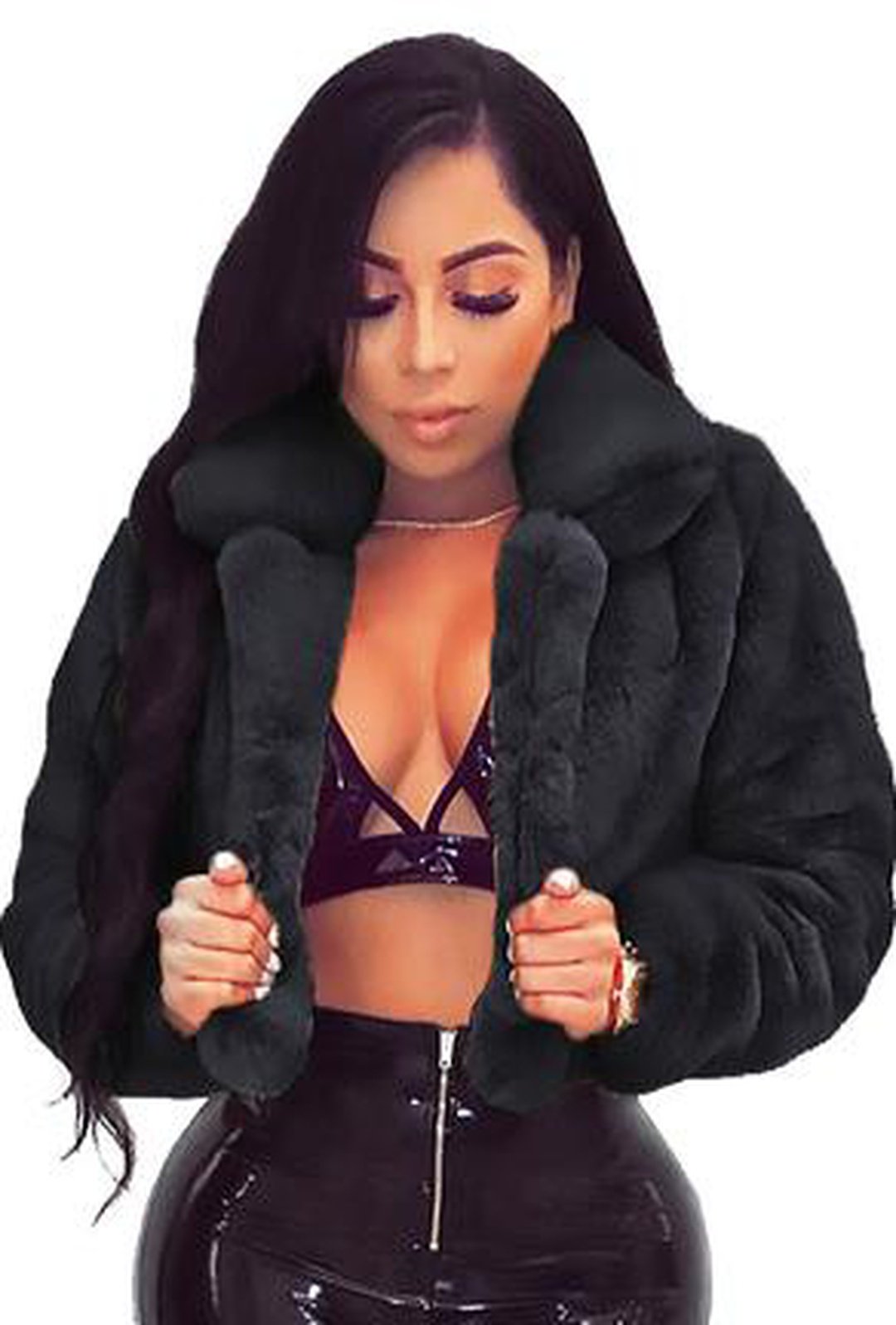 KAMILA - TEDDY BEAR FUR JACKET