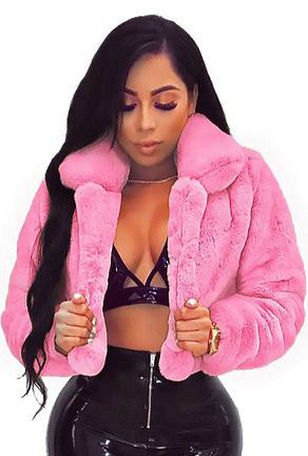 KAMILA - TEDDY BEAR FUR JACKET