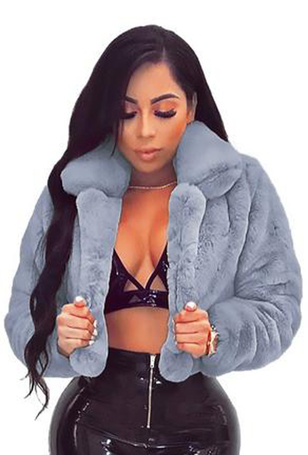 KAMILA - TEDDY BEAR FUR JACKET