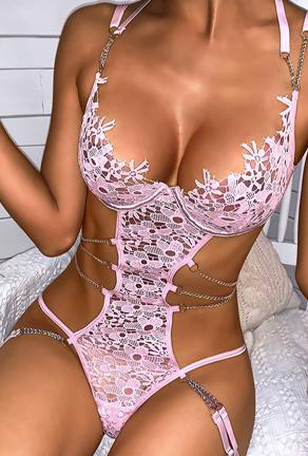 KAMLA - LINGERIE BODY IN PIZZO