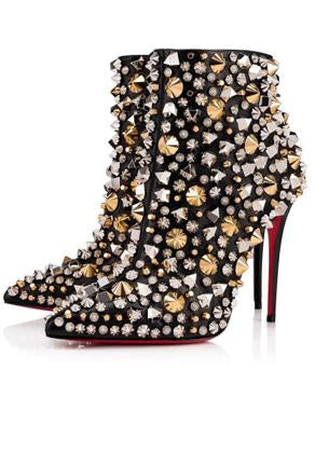 KATTI - STUD GLITTER BOOTS