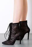 KEENA - LACE ANKLE BOOTS