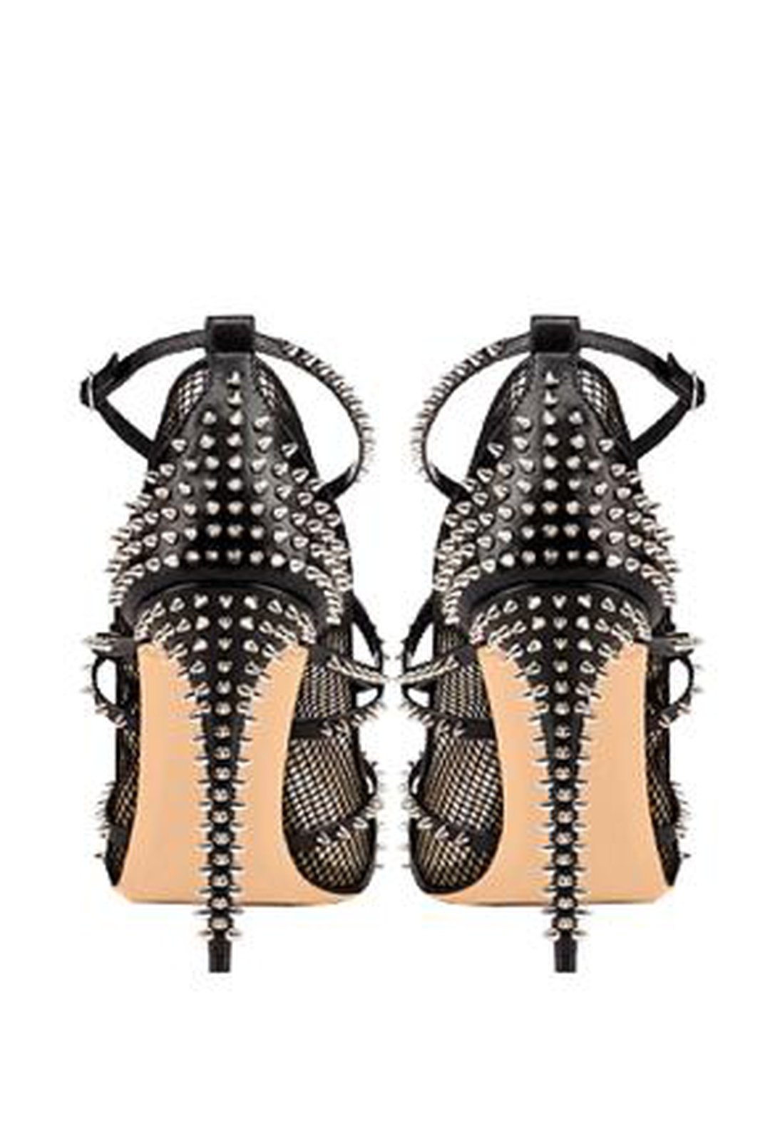 KISHA - MESH STUDROCK HEELS