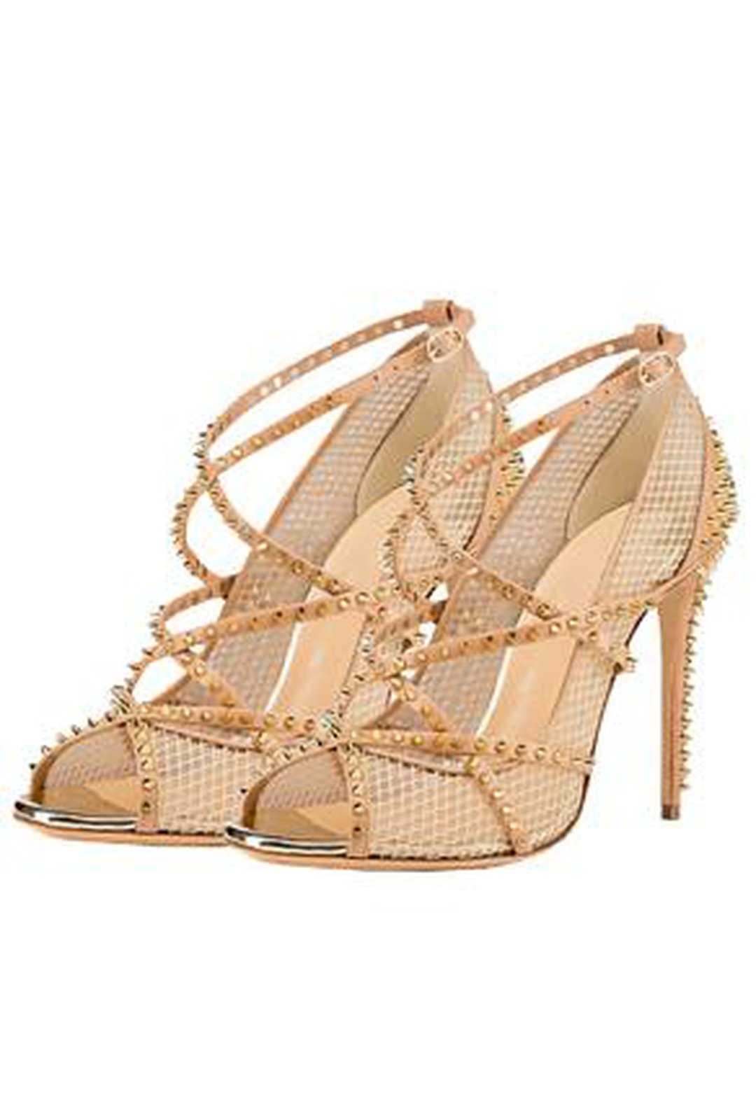 KISHA - MESH STUDROCK HEELS