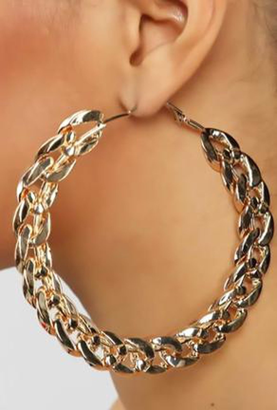 LIBI - LINK HOOP EARRING