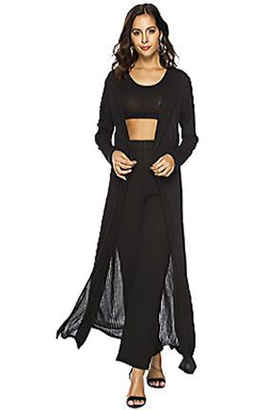 LOREN - 3 PIECE PANT & ROBE SET