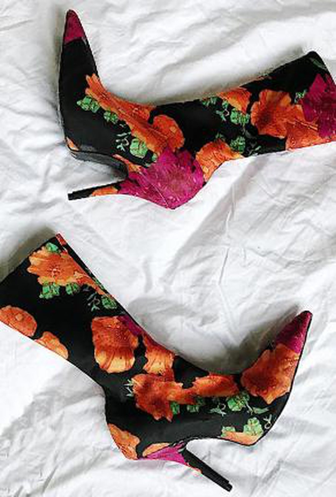 LOTUS - SOCK FLORAL BOOTS