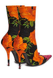 LOTUS - SOCK FLORAL BOOTS