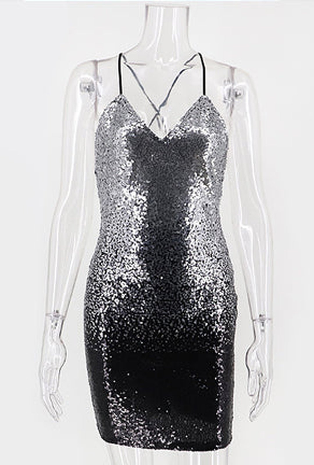 MELA - SEQUIN OMBRE DRESS