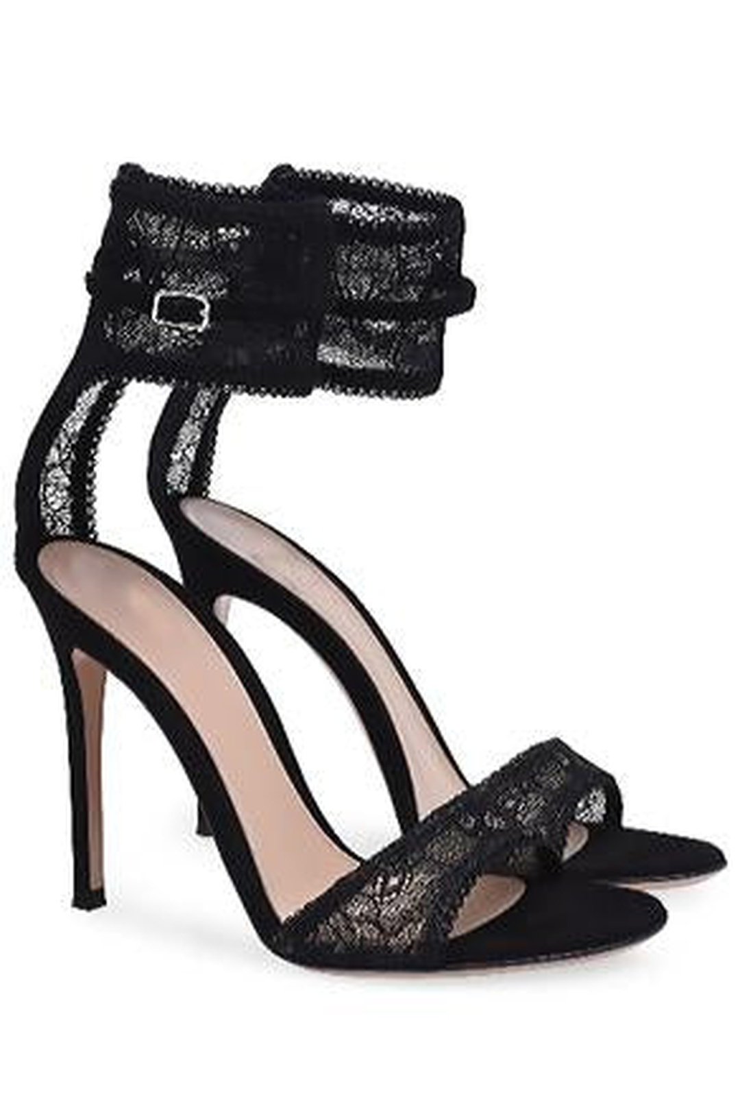 MUNECA - LACE ANKLE SANDALS