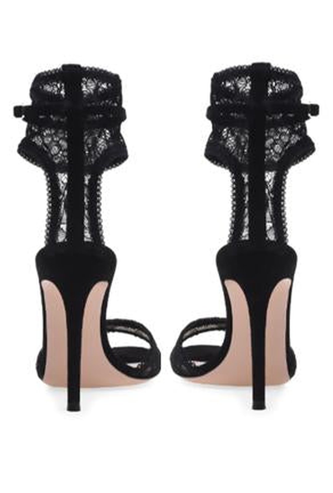 MUNECA - LACE ANKLE SANDALS