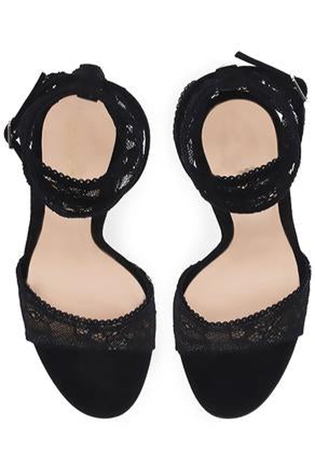 MUNECA - LACE ANKLE SANDALS