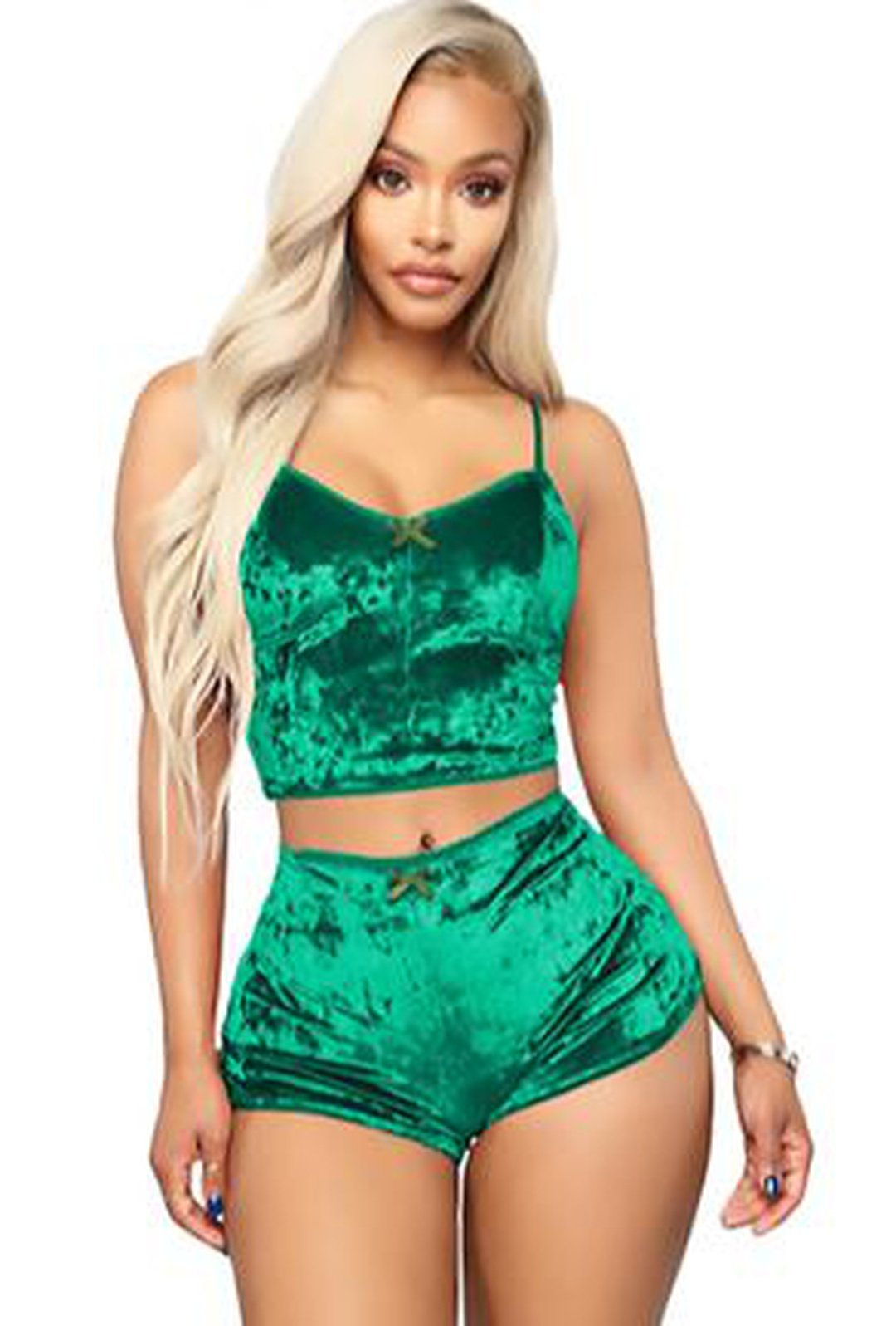 PAGGI - VELVET CAMISOLE SET