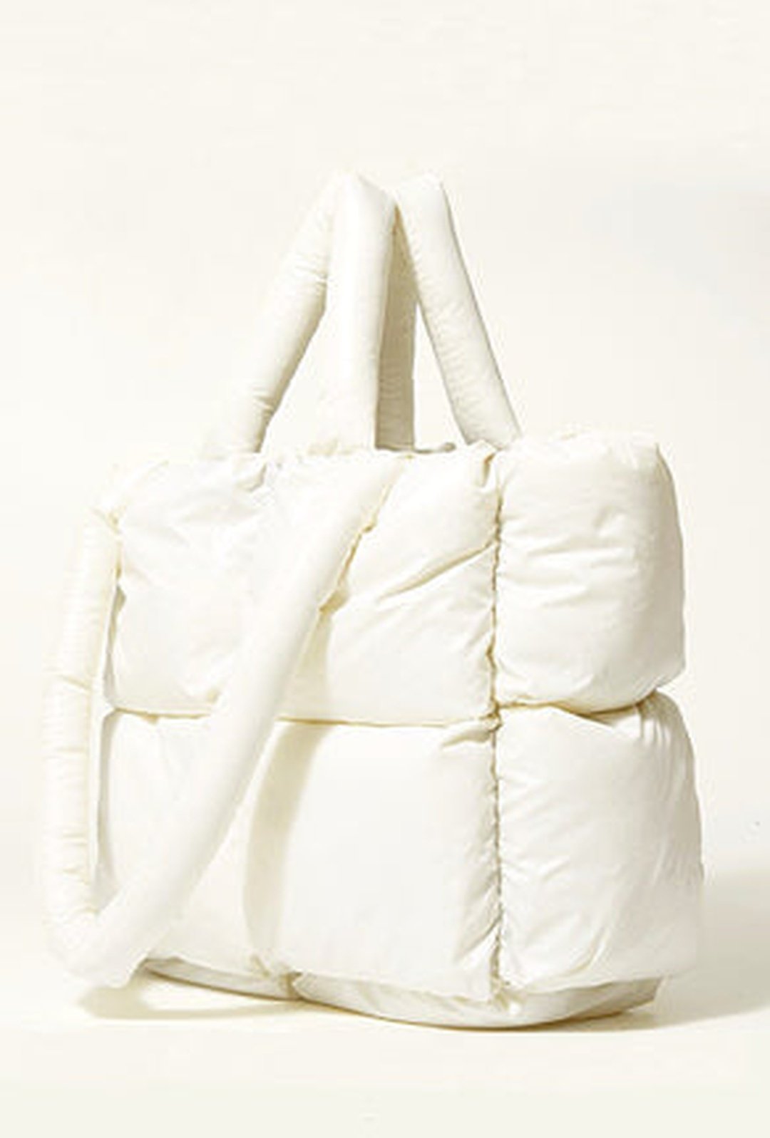 PAM - QUILTED PUFFY TOTE BAG