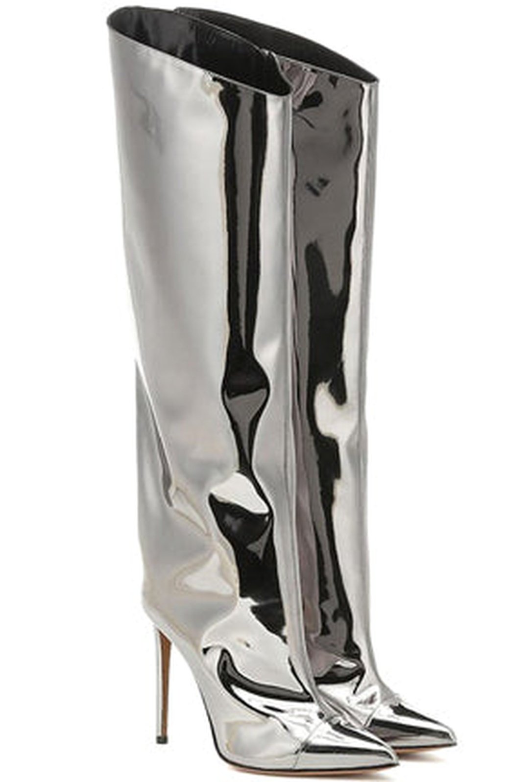 PEIGE - METALLIC KNEE HIGH BOOTS