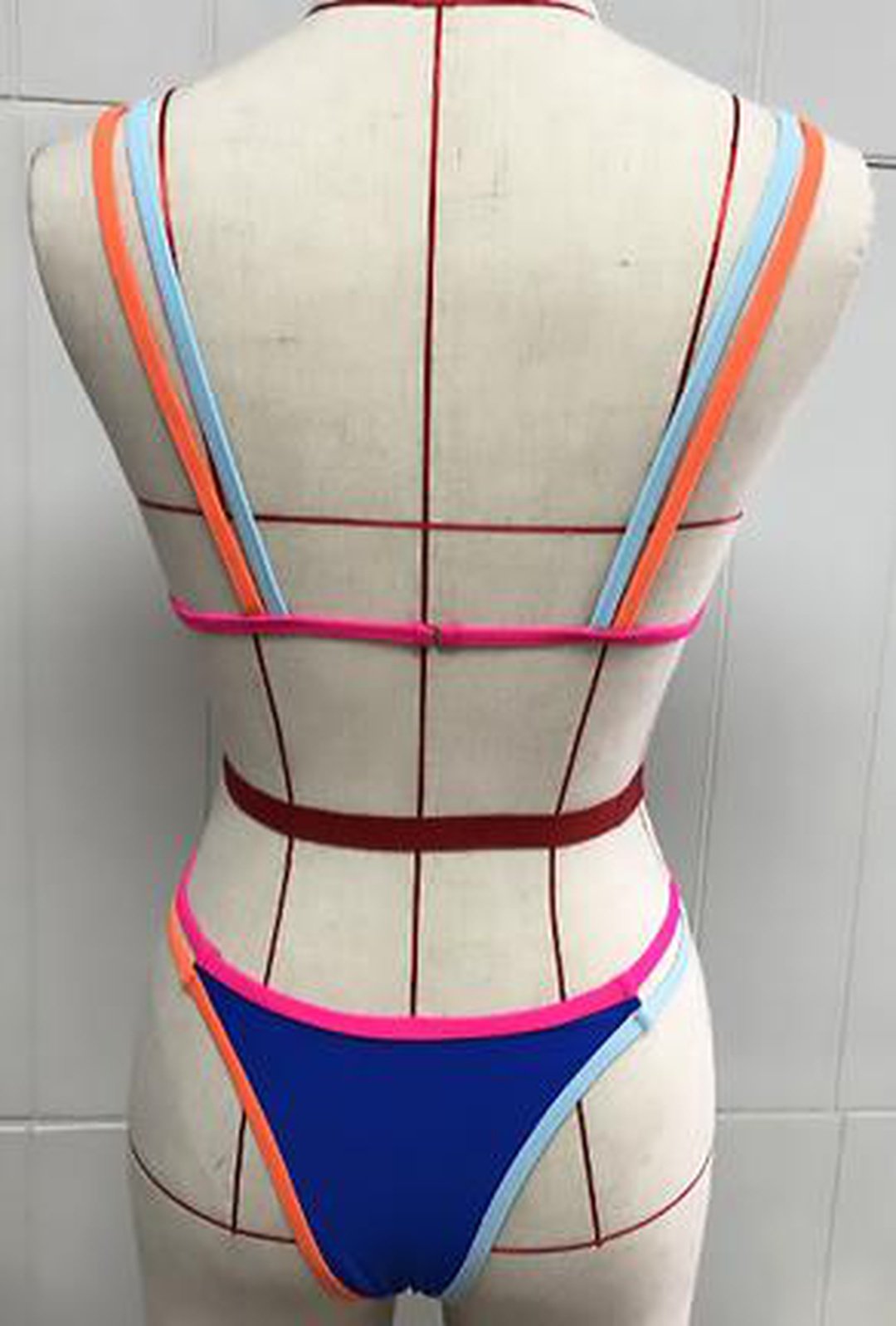 RAYVON - COLOR BLOCK SWIMSUIT