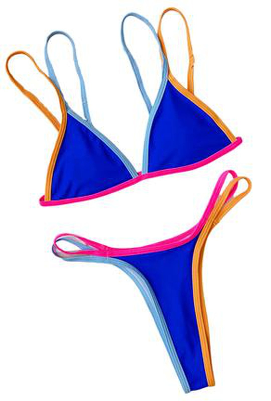 RAYVON - COLOR BLOCK SWIMSUIT