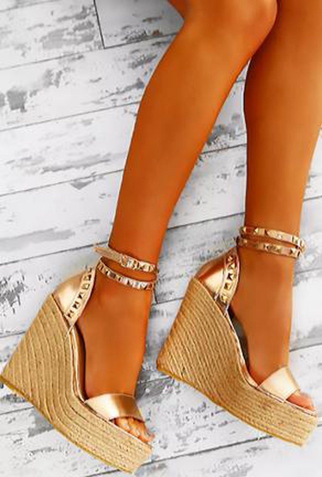 RITA - STUDROCK WEDGE HEELS