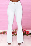 ROWENA - 70'S FITTED FLARE HEM JEANS