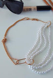 SACHA - PEARL & ROPE NECKLACE