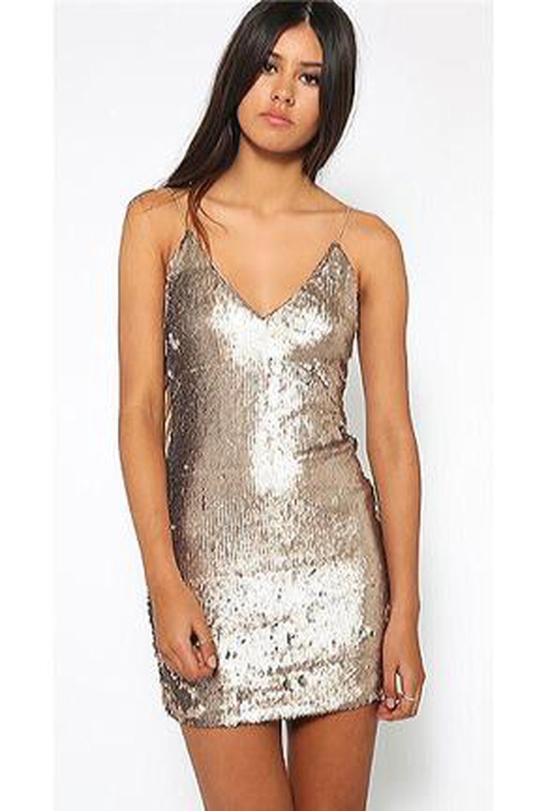 SAMANTHA - SEQUINS TANK DRESS