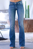 SHAY - FITTED FLARE HEM JEANS
