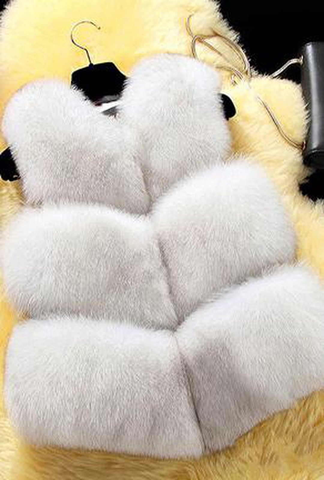 SOFIA - PUFFY BOLERO FUR VEST