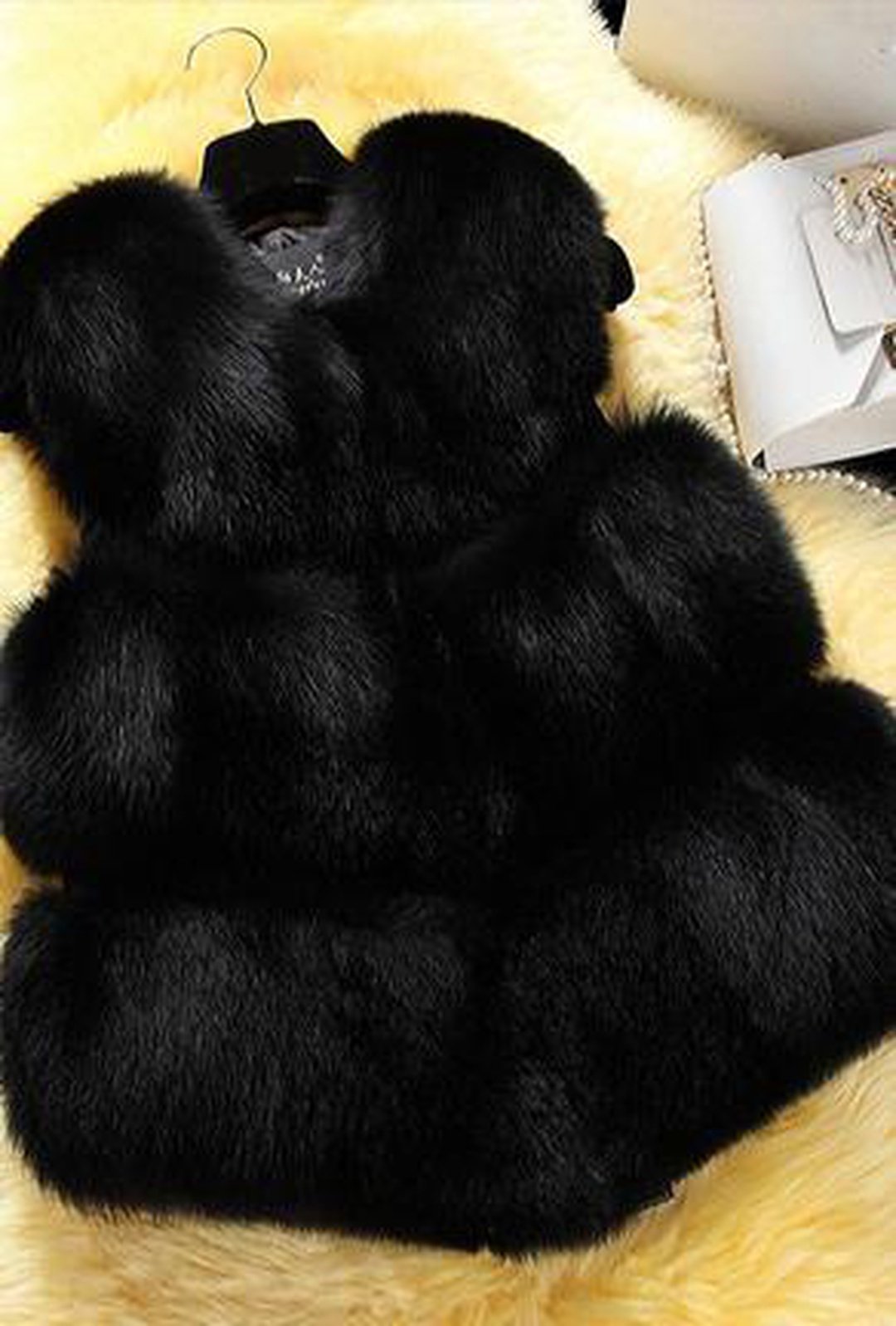 SOFIA - PUFFY BOLERO FUR VEST