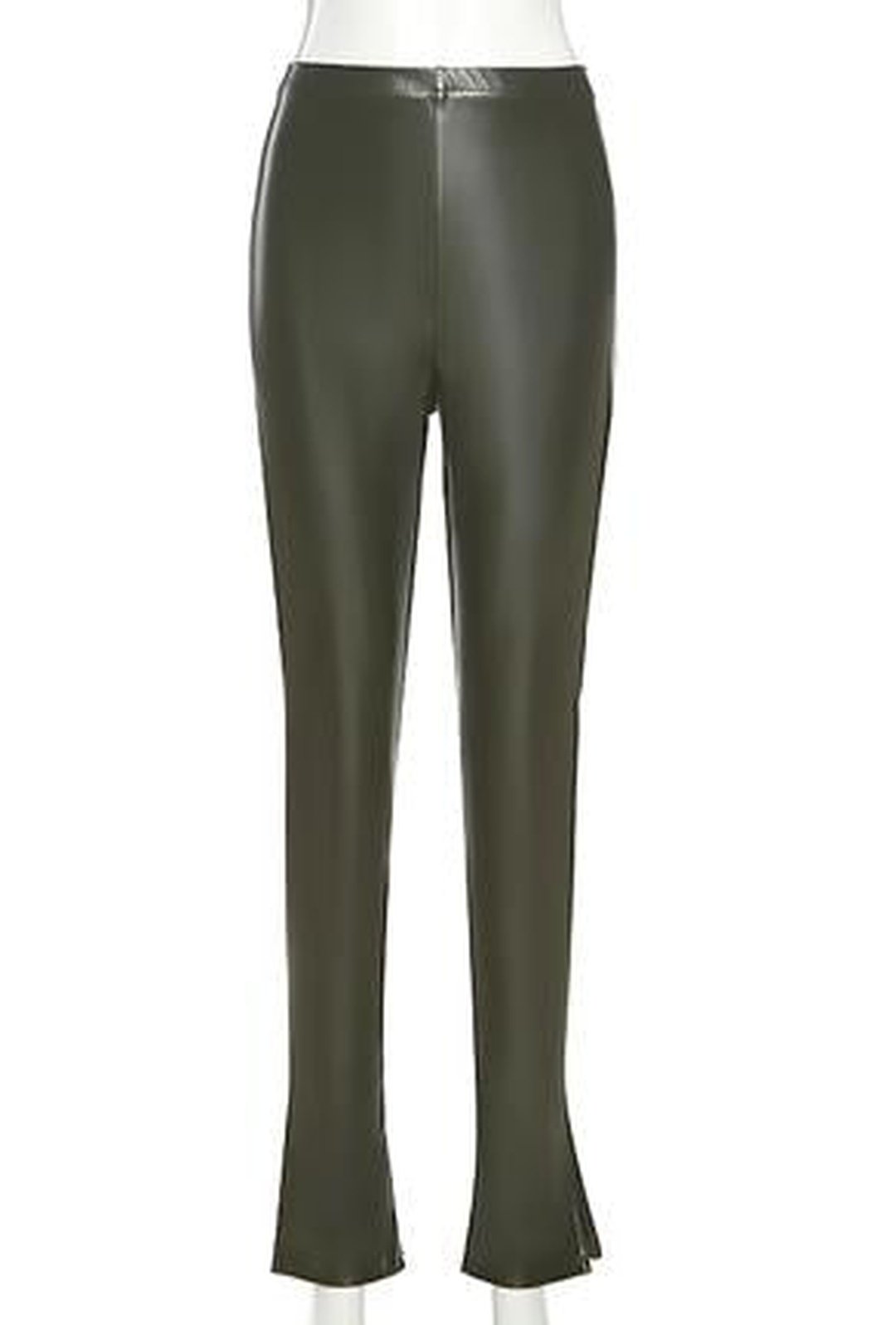 TARI - SPLIT LEATHERETTE LEGGINGS