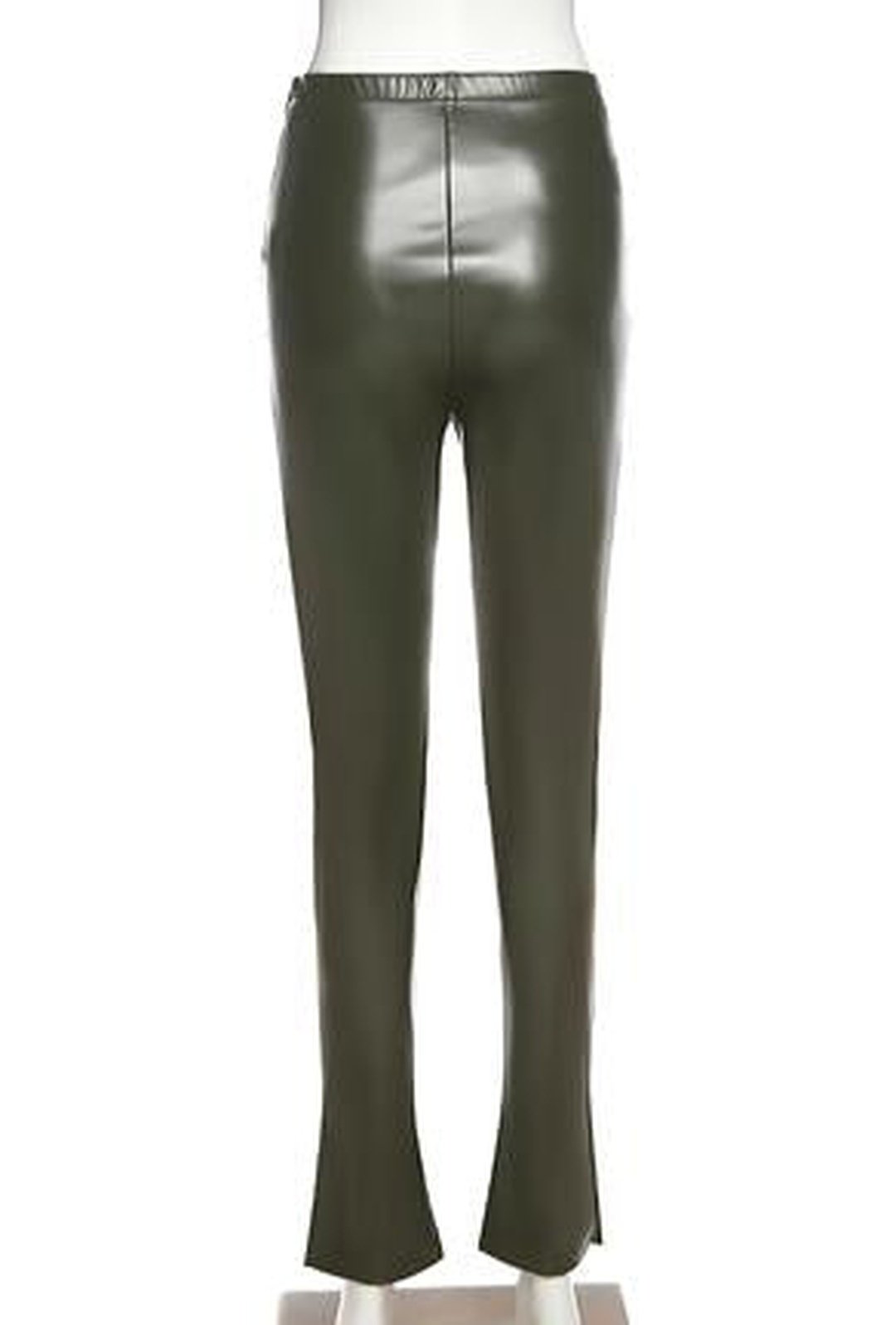 TARI - SPLIT LEATHERETTE LEGGINGS