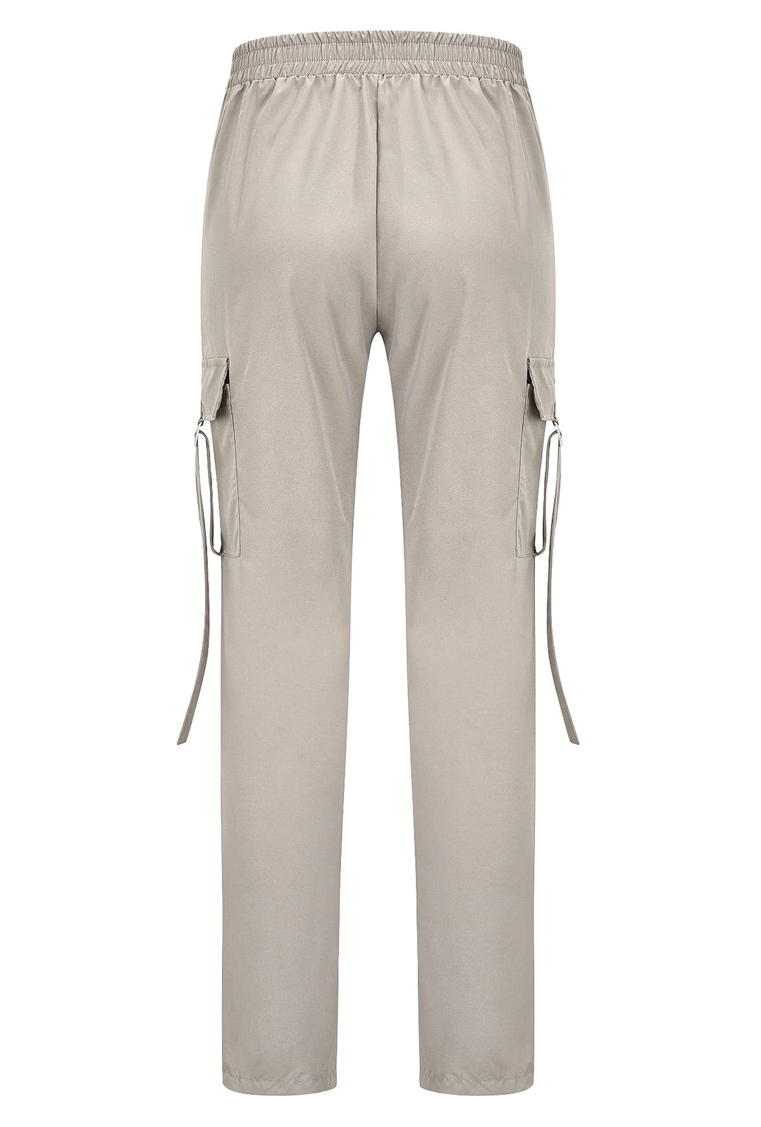 TERRY - PANTALONI CARGO CON ORLO CON ZIP