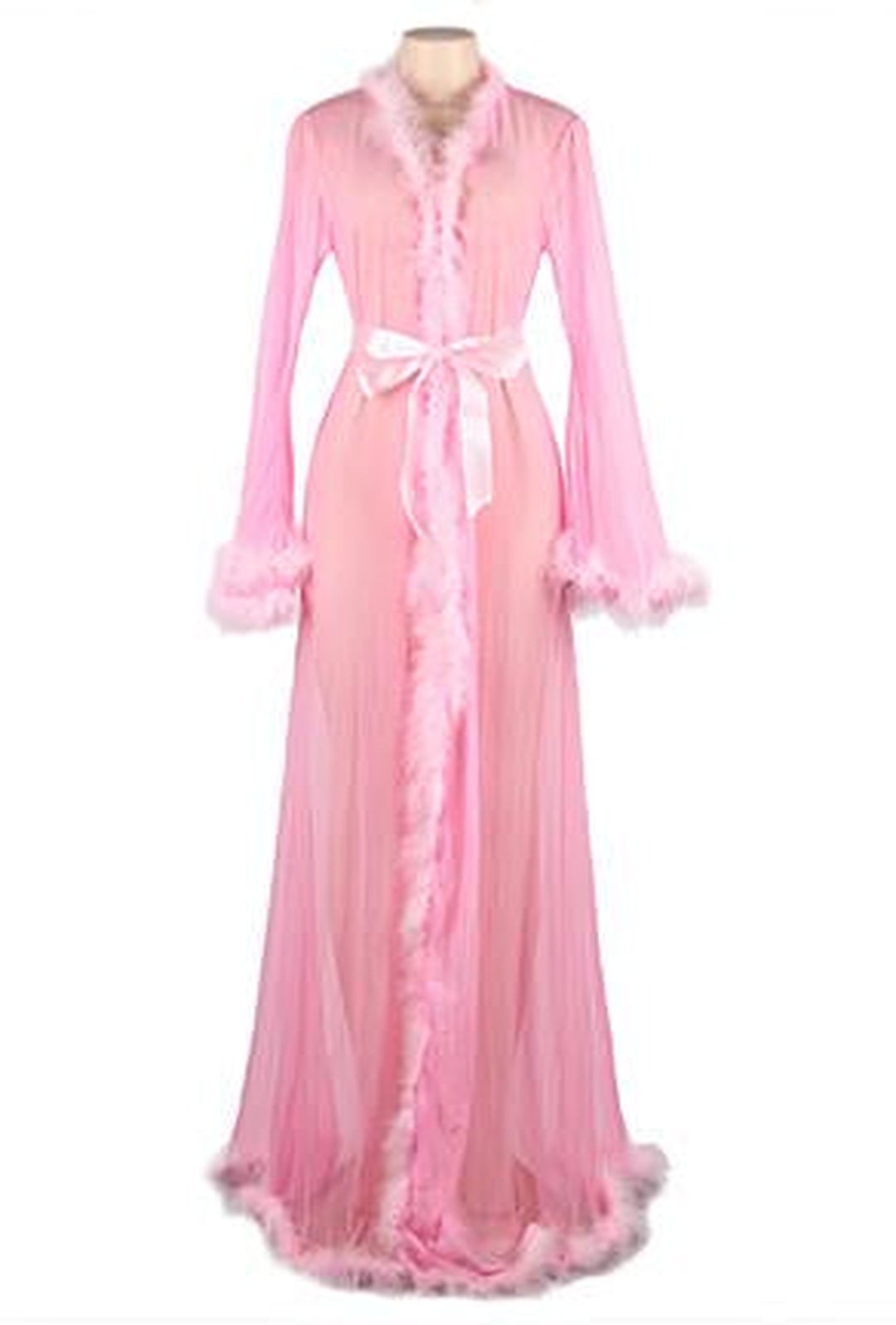 TICA - LINGERIE FUR SHEER ROBE