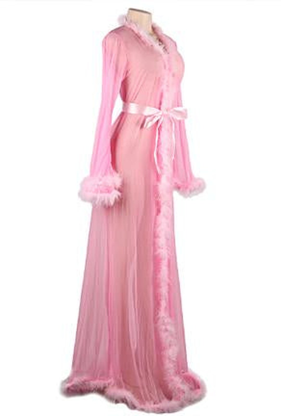 TICA - LINGERIE FUR SHEER ROBE