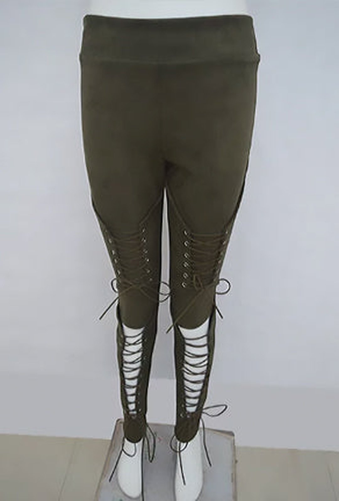 TINASHE - SUEDE LOOK LEGGINGS