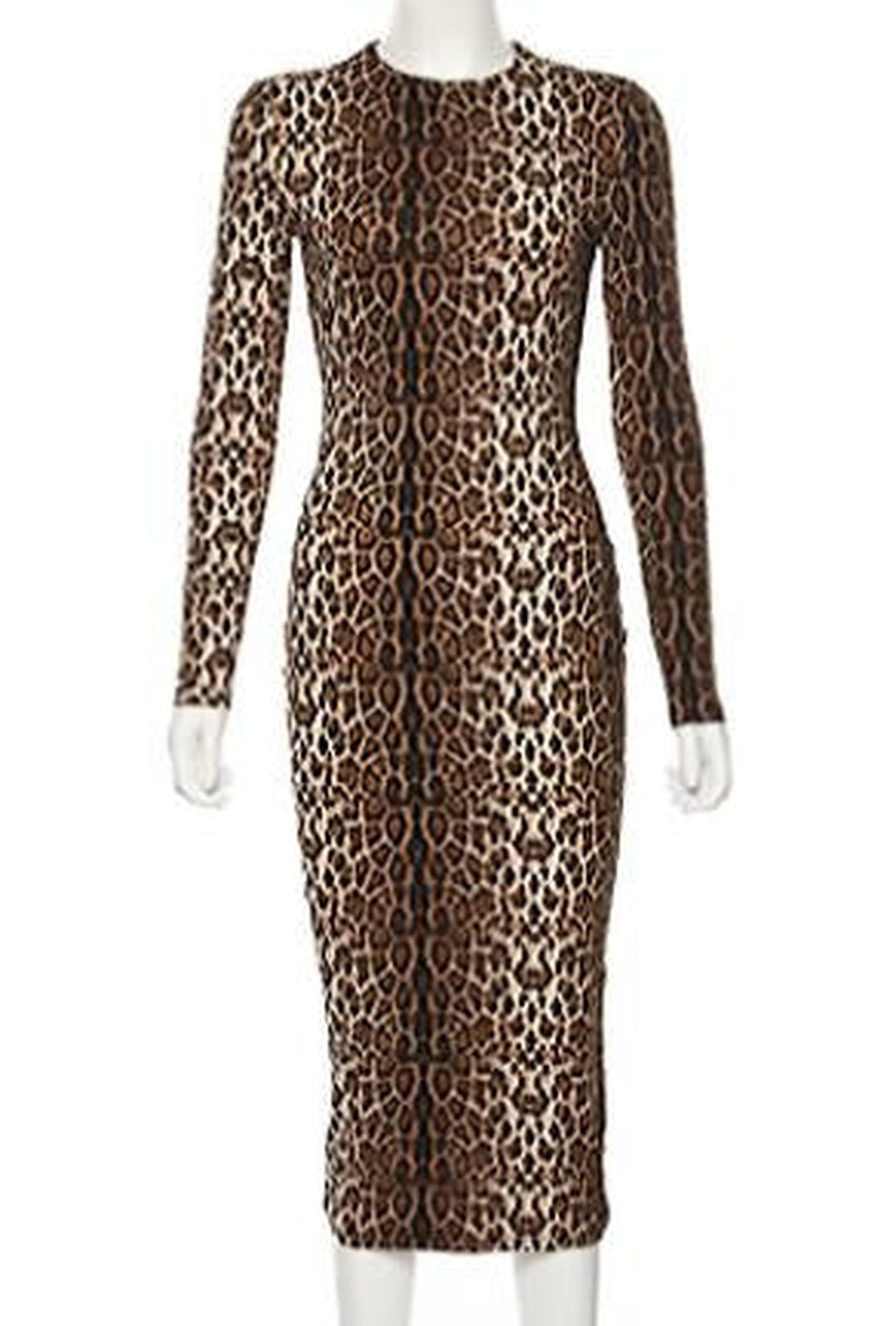 TONI - ANIMAL PRINTED DRESS