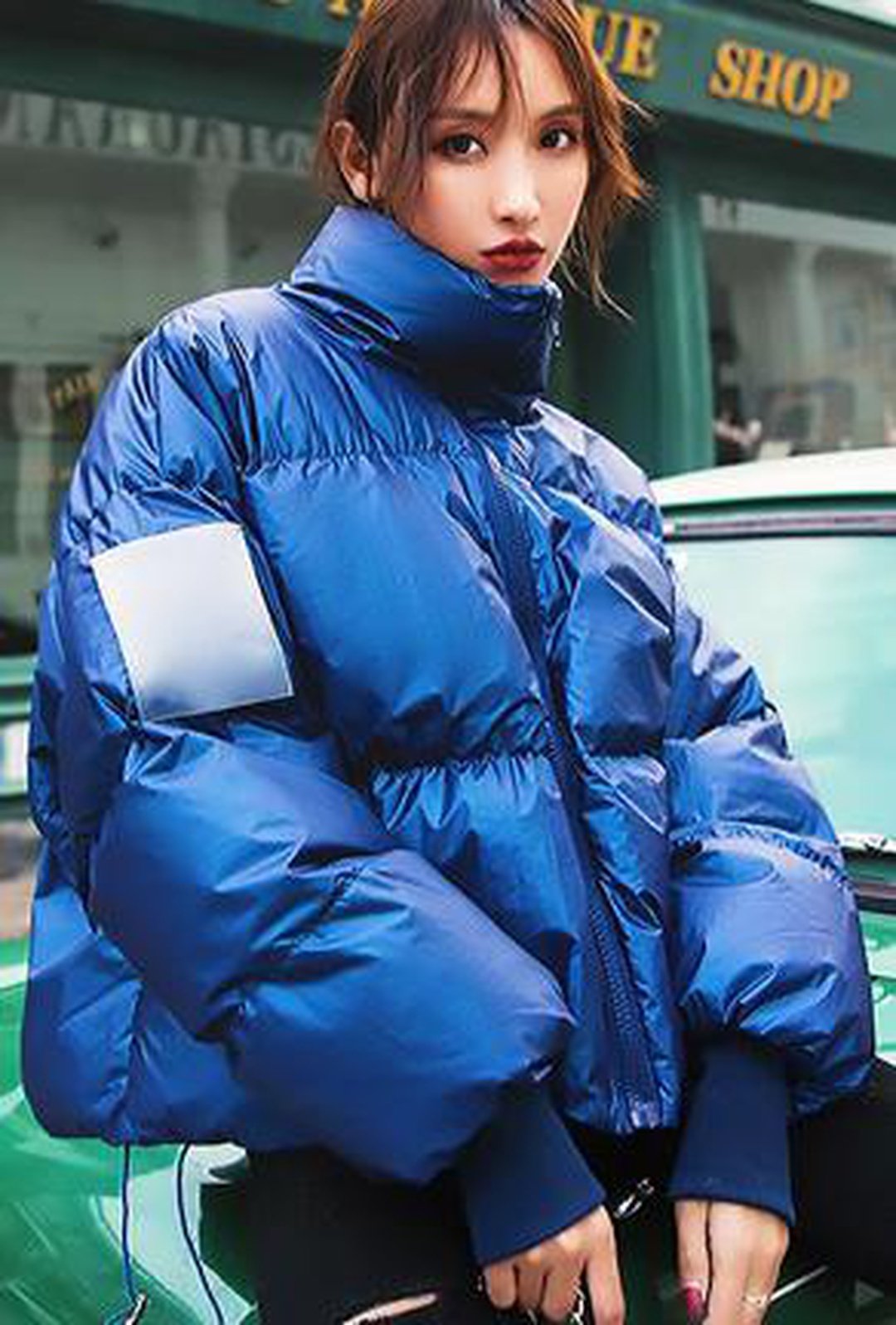 TOYO - METALLIC PUFFY JACKET