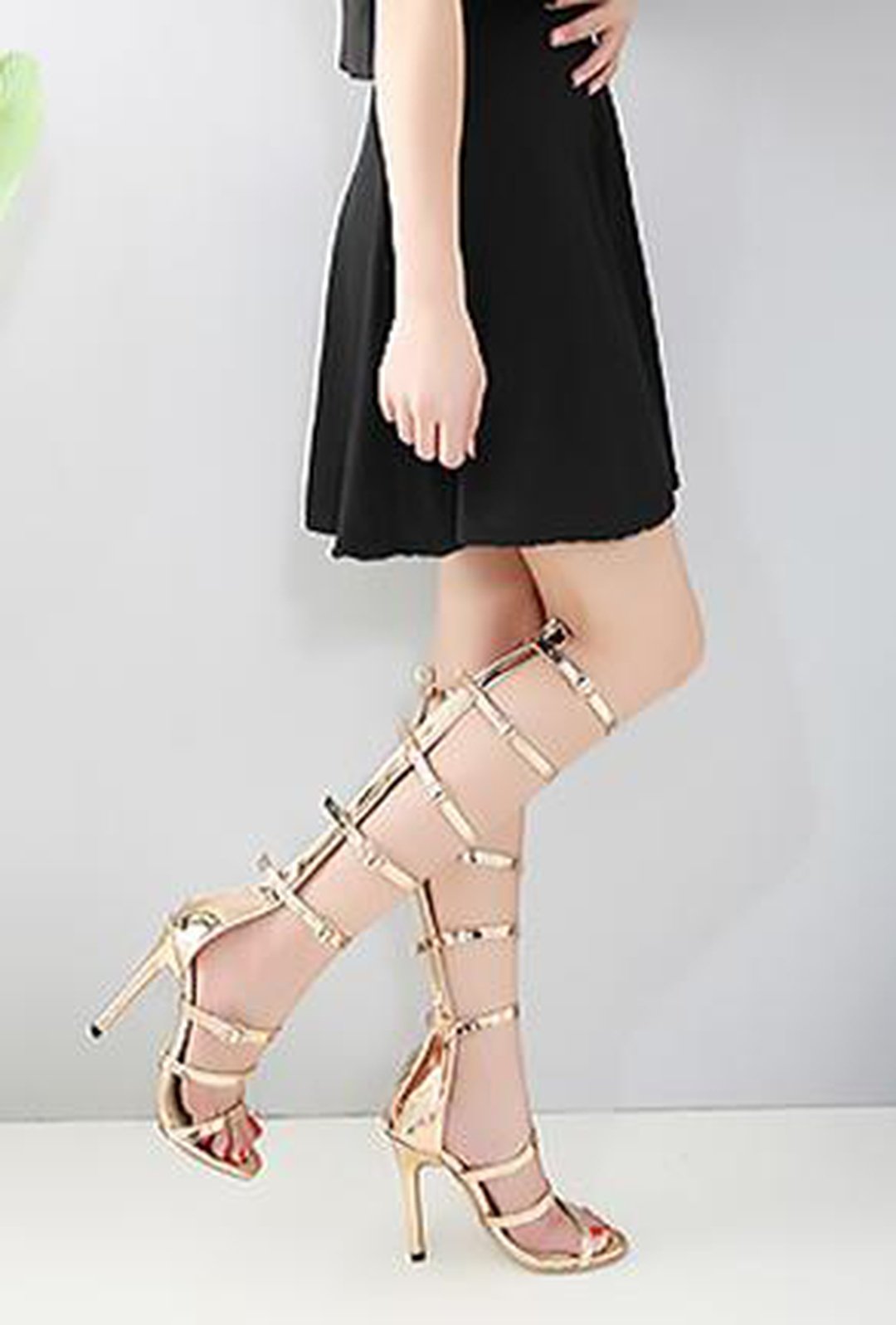 TRINITY - SANDAL HEEL BOOTS