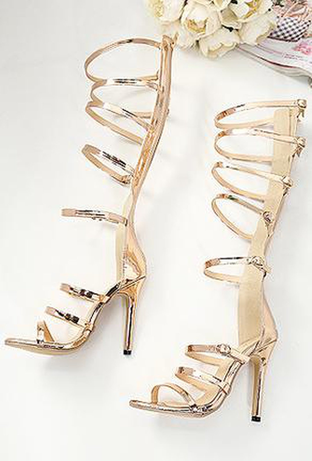 TRINITY - SANDAL HEEL BOOTS